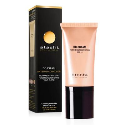 ATASHI CELLULAR COSMETICS DD CREAM NUDE SPF 15 SKIN PERFECTION 50 ML TONO CLARO
