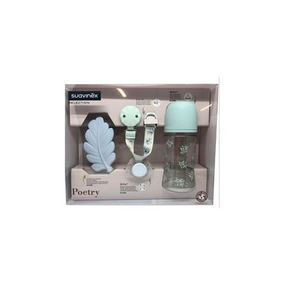 SUAVINEX MORDEDOR SILICONA SELECTION POETRY 0 - 6 MESES 1 UD SET REGALO