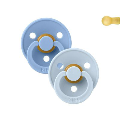TUTETE BIBS COLOUR PACIFIER NATURAL RUBBER TALLA 2