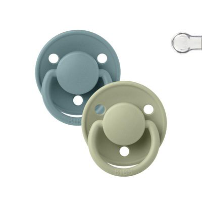 TUTETE  CHUPETES BIBS DE LUXE PACIFIER SILICONE T 1 ISLAND SEA/SAGE