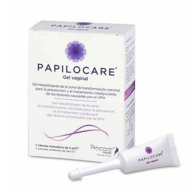 PAPILOCARE GEL VAGINAL  7 CANULAS 5 ML