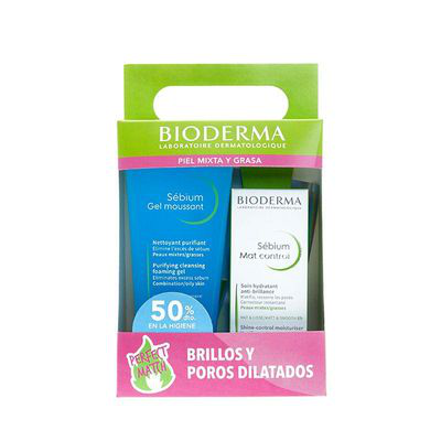 BIODERMA PACK GEL MOUSSANT 200 ML  MAT CONTROL