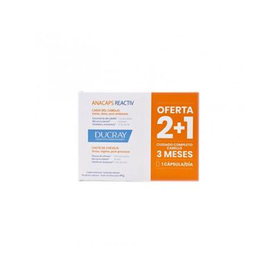 ANACAPS REACTIV DUCRAY 30 CAPS 3 CAJAS