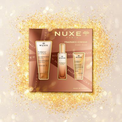 NUXE COFRE FRAGANCE ICONIQUE * LAIT PARFUME HUILE DE DOUCHE