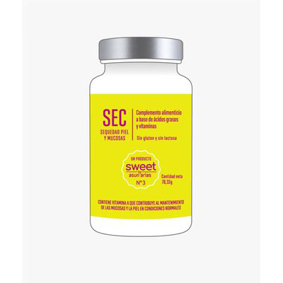 SWEET SEC Nª 3 SEQUEDAD DE PIEL Y MUCOSAS 60 CAPSULAS