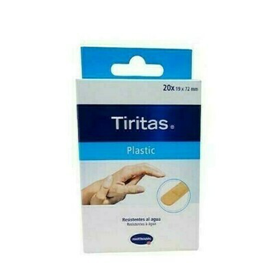 TIRAS ADHESIVAS TIRITAS PLASTIC 20 U SURTIDO