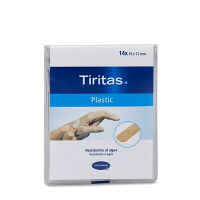 TIRITAS PLASTIC APOSITO ADHESIVO 19 X 72 14 U