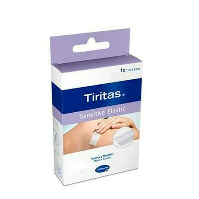 TIRITAS SENSITIVE ELASTIC  1M X 6 CM