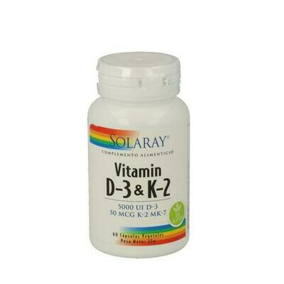 SOLARAY VITAMIN D3   K2 60 CAPS