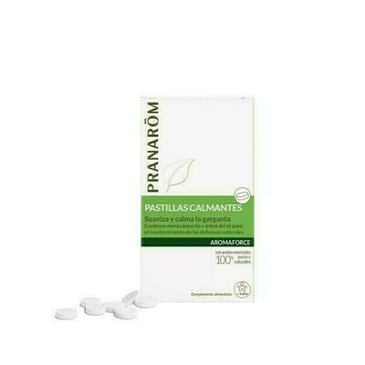 PRANAROM AROMAFORCE PASTILLAS CALMANTES  GARGA