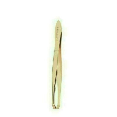 PINZAS DEPILAR BETER P CANGREJO DORADA 9,3 CM