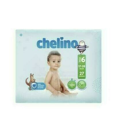 PAÑAL INFANTIL CHELINO FASHION  LOVE T- 6 (17 -