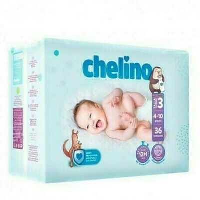 PAÑAL INFANTIL CHELINO FASHION  LOVE T- 3 (4 -