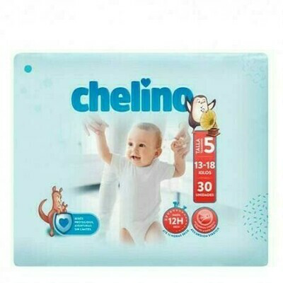 PAÑAL INFANTIL CHELINO FASHION  LOVE T- 5 (13 -