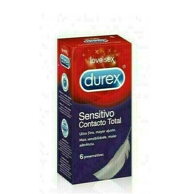 PRESERVATIVOS DUREX CONTACTO TOTAL 6 U.