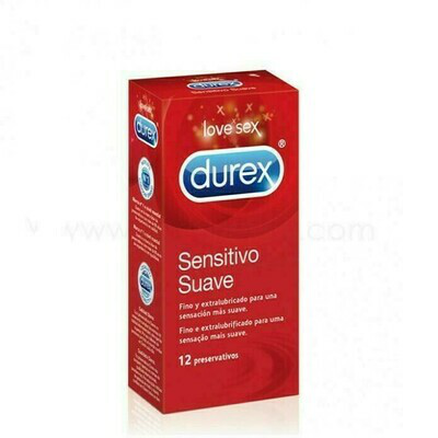 PRESERVATIVOS DUREX SENSITIVO COMFORT 12 U