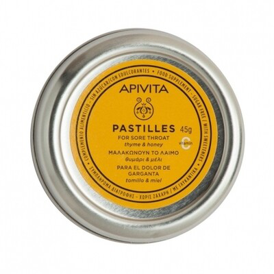 APIVITA PASTILLAS TOMILLO Y MIEL
