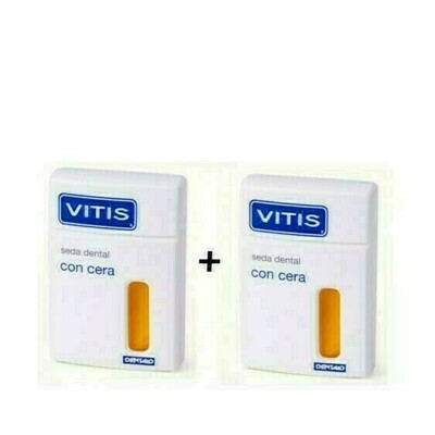 SEDA DENTAL CON CERA DUPLO VITIS 2 X 50 M