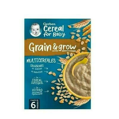 GERBER MULTICEREALES 0% AZUCARES  1 ESTUCHE 250 G