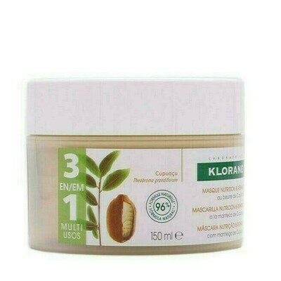 KLORANE MASCARILLA NUTRI-REPARADORA A LA MANTECA DE CUPUAÇU BIO  150 ML