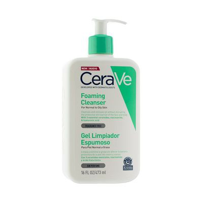 CERAVE GEL LIMPIADOR ESPUMOSO  473 ML