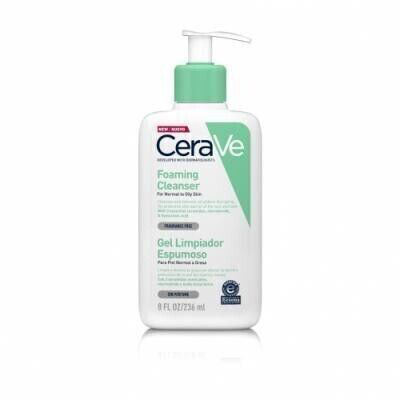 CERAVE GEL LIMPIADOR ESPUMOSO  236 ML