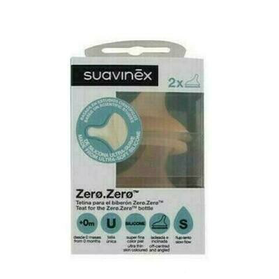 SUAVINEX TET ANTICOLICO SIL FLUJO T/S 2U