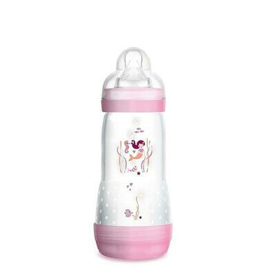 MAM BIB ANTI COLIC 320ML ROSA A124