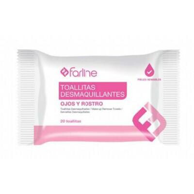 FARLINE TOALLITAS DESMAQUILLANTES  20 TOALLIT
