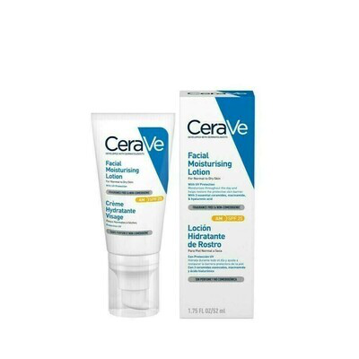 CERAVE LOCION HIDRATANTE DE ROSTRO SPF 25  1 ENVASE 52 ML