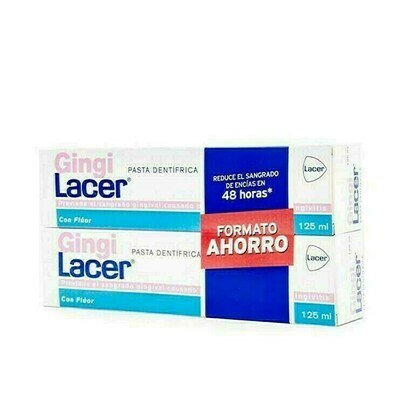 GINGI LACER PASTA DUPLO 2 X 125 ML