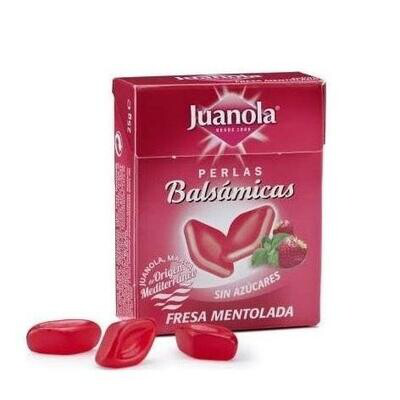 JUANOLA PERLAS BALSAMICAS FRESA MENTOLAD
