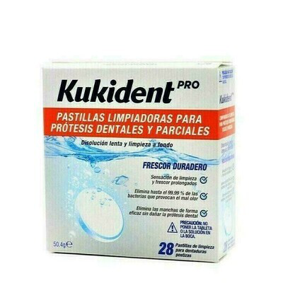 KUKIDENT PASTILLAS LIMPIADORAS 28 UDS