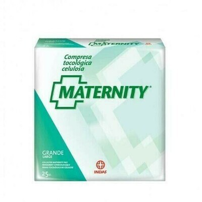 INDAS MATERNITY COMPRESA CELULOSA 25 UNIDADES