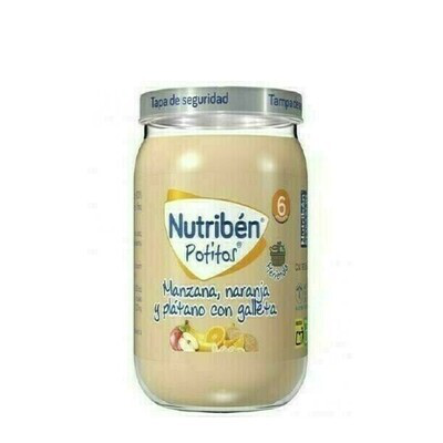 NUTRIBEN MANZN NARANJ PLTN Y GALLET 235G