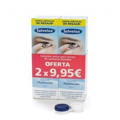 SALVELOX SOLUCIÓN ÚNICA LENTES BLANDAS 360ML 2UD