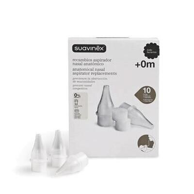 SUAVINEX RECAMBIO ASPIRADOR NASAL ANATOMICO 10U.