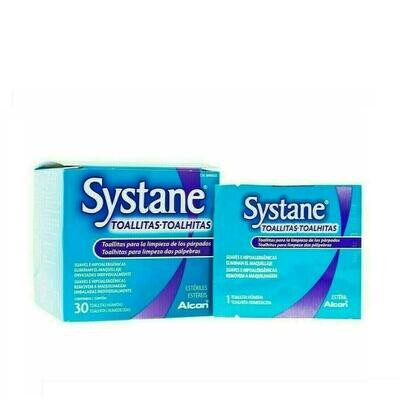 SYSTANE TOALLITAS HUMEDAS ESTERILES 30U