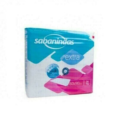 SABANINDAS PROTEGECAMAS 60X90 20 UNI