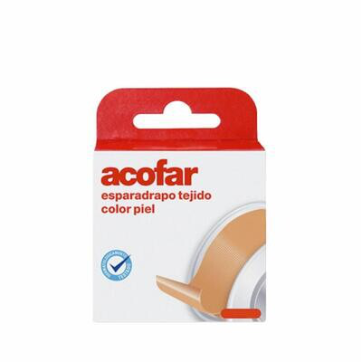 ACOFAR ESPARADRAPO TEJIDO PIEL 5X1,25CM