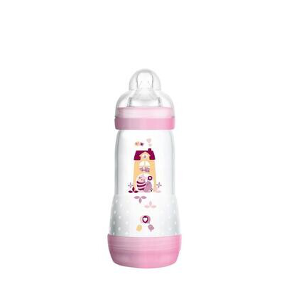 MAM BIBERON EASY START ANTI COLIC +4M 320ML ROSA