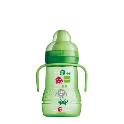 MAM BIBERON ENTRENAMIENTO TRAINER +4M TETINA ANTIDERRAME VERDE