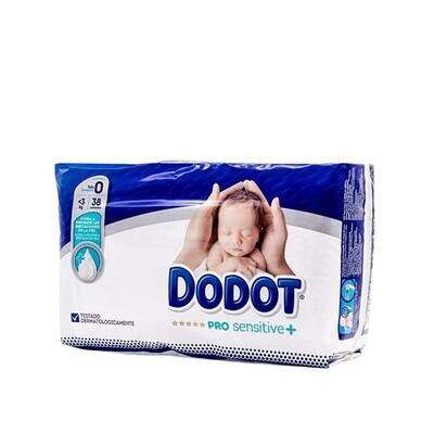 DODOT PRO SENSITIVE TALLA 0 -3 KG 38 UD