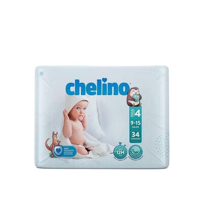 PAÑAL CHELINO INFANTIL T.4 9-15KG 34 UNI