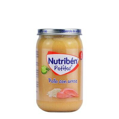 NUTRIBEN POLLO CON ARROZ 235 GR.