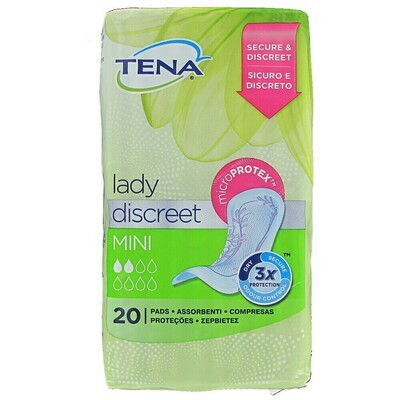 TENA LADY DISCREET MINI 20 UND