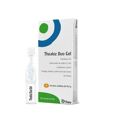 THEALOZ DUO GEL UNIDOSIS 0,4G 30 UDS