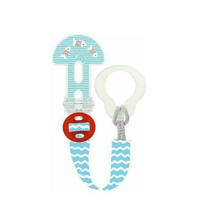 MAM BROCHE PARA CHUPETE CLIP IT! AZUL