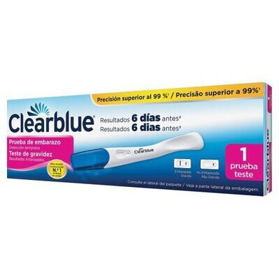 CLEARBLUE TEST EMBARAZO ANALOGICO ULTRATEMPRANA DETECCION 1 PRUEBA
