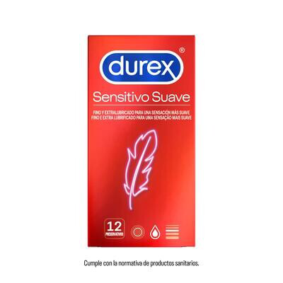DUREX  SENSITIVO SUAVE 12 UNID